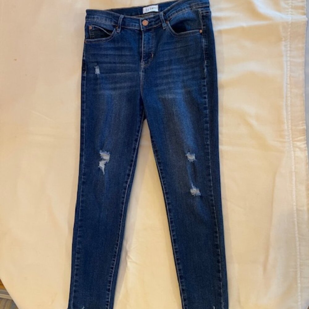 NICOLE MILLER | SoHo High Rise Ankle Skinny jeans 30" waist x 26" inseam